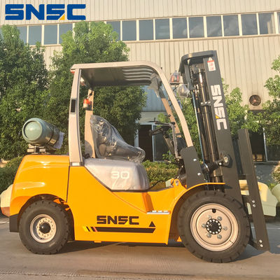 3m do 7m zasięgu SNSC LPG Gas Forklift 3 tony LPG Counterbalance Forklift