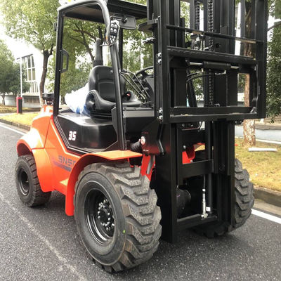 3.5 ton 4x4 wózek widłowy mały wózek widłowy FD35 silnik wysokoprężny