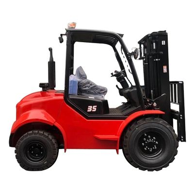 3000 kg-5000 kg 4WD wózki widłowe na terenie nierównym