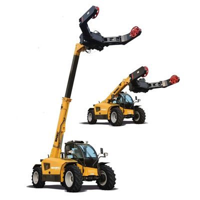 7m 8,5m 17m Teleskopowy wózek widłowy Telehandler 2WD 4WD Drive Rozszerzony wózek widłowy
