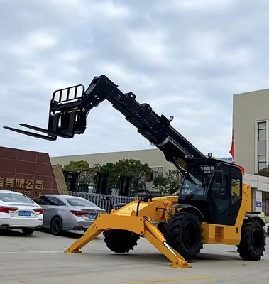 Artykulatory Telescopic Handler Forklift 7 Ton 7000kgs Ładunek Tele Boom Forklift