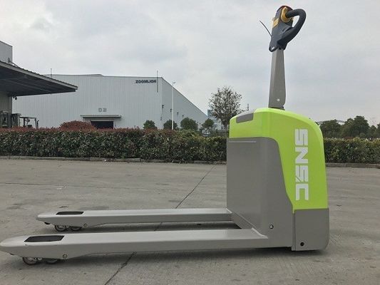 Litium Battery Powered Pallet Jack 1,5tonowy Elektryczny Palet Truck Green