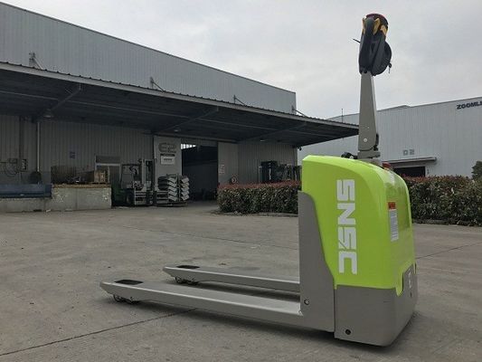 Litium Battery Powered Pallet Jack 1,5tonowy Elektryczny Palet Truck Green