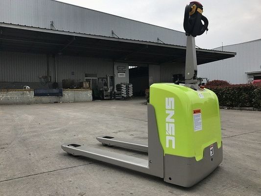 Litium Battery Powered Pallet Jack 1,5tonowy Elektryczny Palet Truck Green