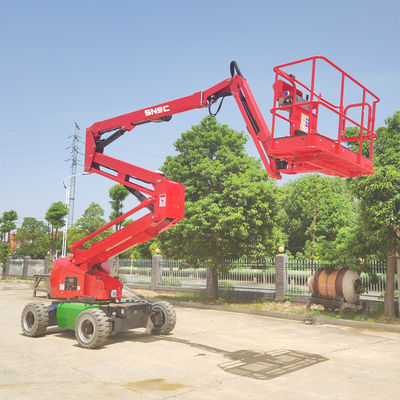 21m Telescoping Boom Lift 100kg-1500kg Capacity Boom Articulating Lift
