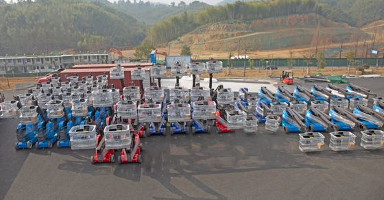 21m Telescoping Boom Lift 100kg-1500kg Capacity Boom Articulating Lift