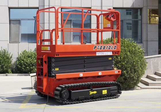 6m 8m 10m Samojezdne elektryczne nożyczki podnoszące platformę roboczą 230kg