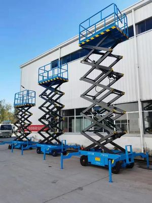12m 14m 16m Hydraulic Scissor Work Platform Samobieżny Podnośnik Nożyczkowy