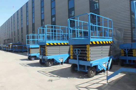 12m 14m 16m Hydraulic Scissor Work Platform Samobieżny Podnośnik Nożyczkowy
