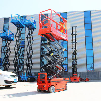 300 kg samobieżny elektryczny podnośnik nożyczkowy OEM Mobilna platforma podnośnika nożyczkowego