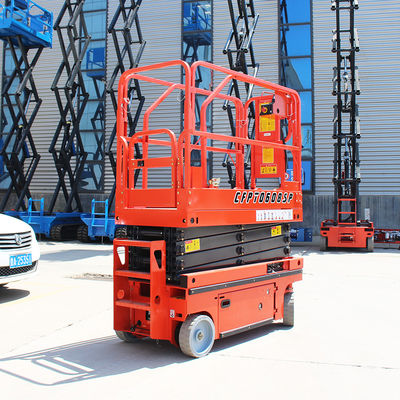300 kg samobieżny elektryczny podnośnik nożyczkowy OEM Mobilna platforma podnośnika nożyczkowego