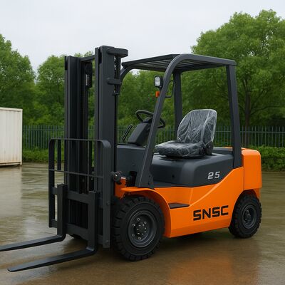 2.5 Ton Electric Forklift with USA Curtis Controller and China Lishi Brand Battery for 10 Hours Charging 8 Hours Use