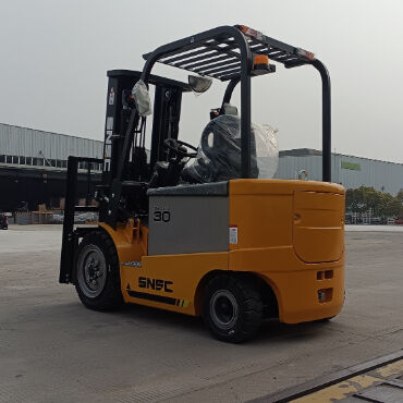 3000kg Load Capacity Electric Forklift with Long Working Time and Fast Charging